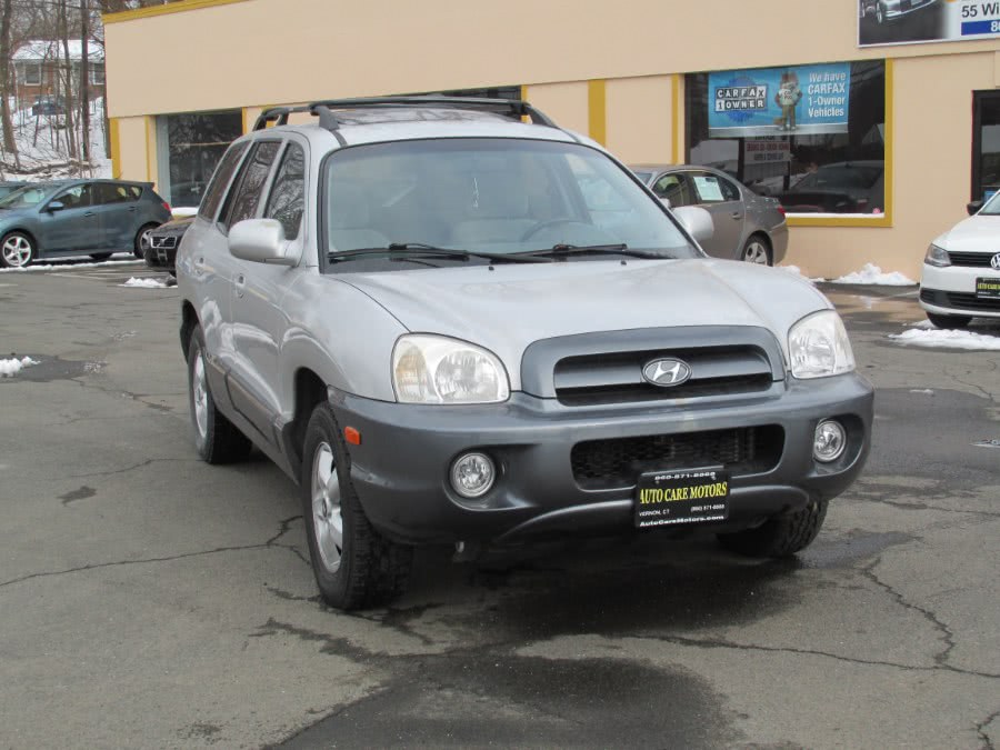 2005 Hyundai Santa Fe 4dr GLS 4WD 2.7L Auto, available for sale in Vernon, Connecticut | Auto Care Motors. Vernon, Connecticut
