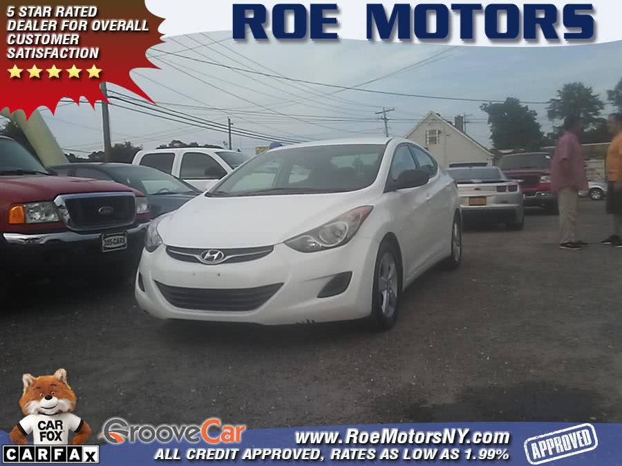 2013 Hyundai Elantra 4dr Sdn Auto GLS, available for sale in Shirley, New York | Roe Motors Ltd. Shirley, New York