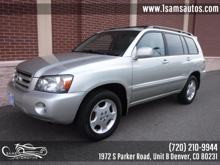 2006 Toyota Highlander 4dr V6 4WD Limited w/3rd Row (Natl), available for sale in Denver, Colorado | Sam's Automotive. Denver, Colorado