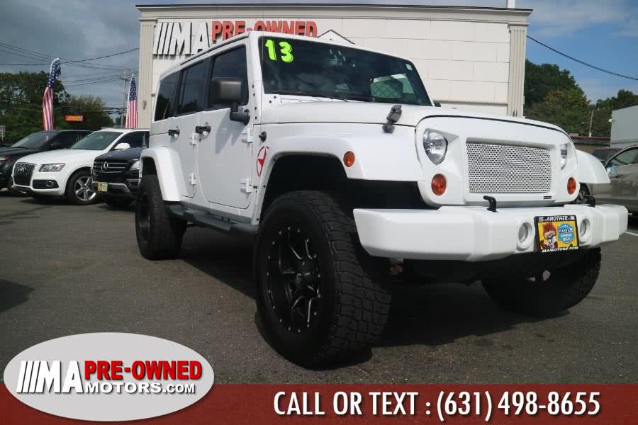 2013 Jeep Wrangler Unlimited 4WD 4dr Sahara, available for sale in Huntington Station, New York | M & A Motors. Huntington Station, New York