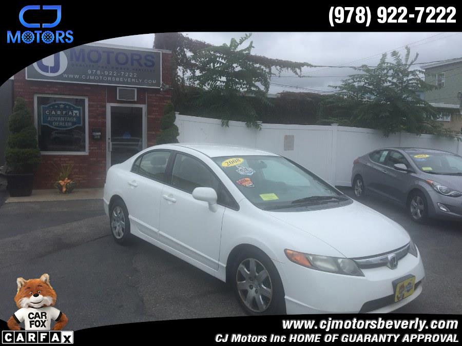 2008 Honda Civic Sdn 4dr Auto LX, available for sale in Beverly, Massachusetts | CJ Motors Inc. Beverly, Massachusetts