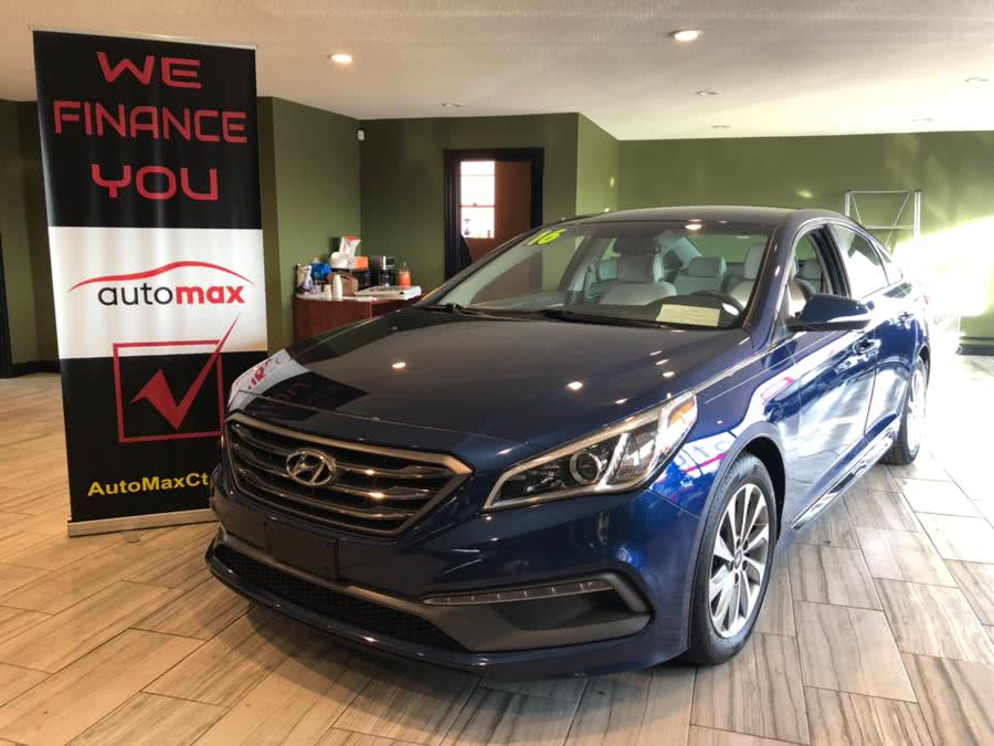 2016 Hyundai Sonata 4dr Sdn 2.4L Sport, available for sale in West Hartford, Connecticut | AutoMax. West Hartford, Connecticut