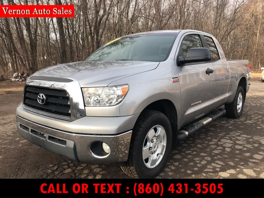 2007 Toyota Tundra 4WD Double 145.7" 5.7L V8 SR5 (Natl, available for sale in Manchester, Connecticut | Vernon Auto Sale & Service. Manchester, Connecticut