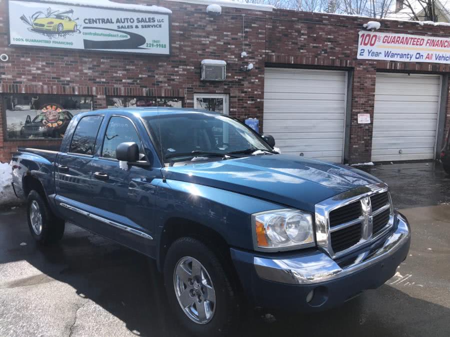2006 Dodge Dakota 4dr Quad Cab 131 4WD Laramie, available for sale in New Britain, Connecticut | Central Auto Sales & Service. New Britain, Connecticut
