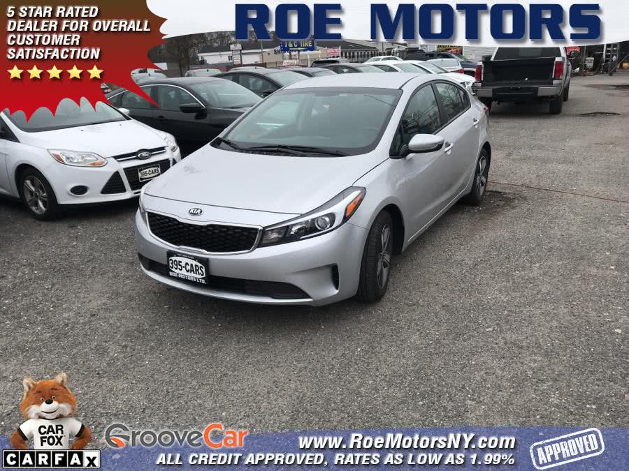2018 Kia Forte LX Auto, available for sale in Shirley, New York | Roe Motors Ltd. Shirley, New York