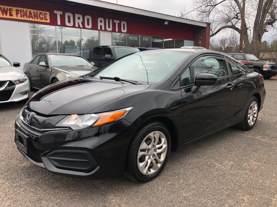 2014 Honda Civic Coupe 2dr CVT LX Coupe, available for sale in East Windsor, Connecticut | Toro Auto. East Windsor, Connecticut