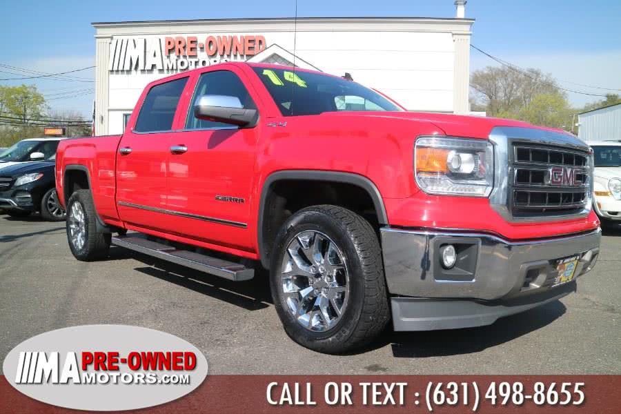2014 GMC Sierra 1500 4WD Crew Cab 153.0" SLT, available for sale in Huntington Station, New York | M & A Motors. Huntington Station, New York