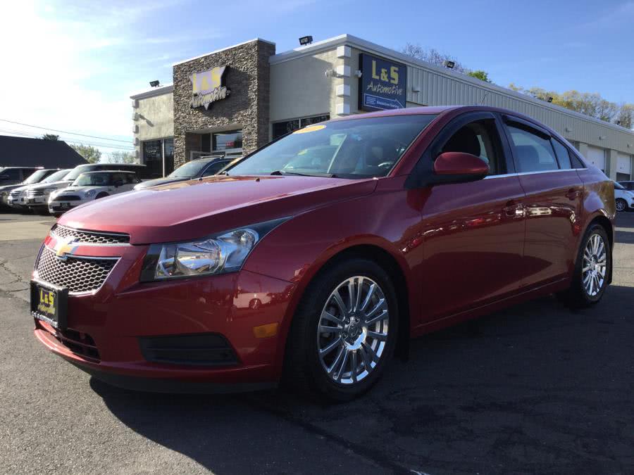 2011 Chevrolet Cruze 4dr Sdn ECO w/1XF, available for sale in Plantsville, Connecticut | L&S Automotive LLC. Plantsville, Connecticut