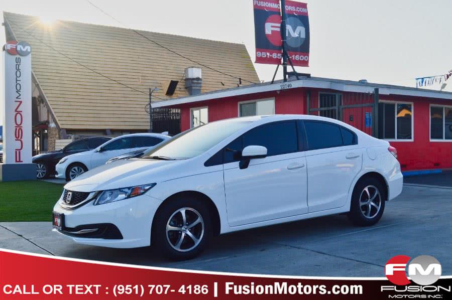 2015 Honda Civic Sedan 4dr CVT SE, available for sale in Moreno Valley, California | Fusion Motors Inc. Moreno Valley, California