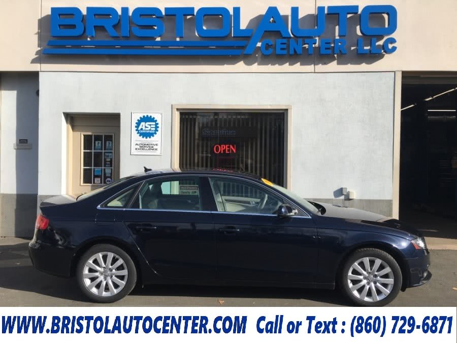 2011 Audi A4 4dr Sdn Auto quattro 2.0T Premium  Plus, available for sale in Bristol, Connecticut | Bristol Auto Center LLC. Bristol, Connecticut