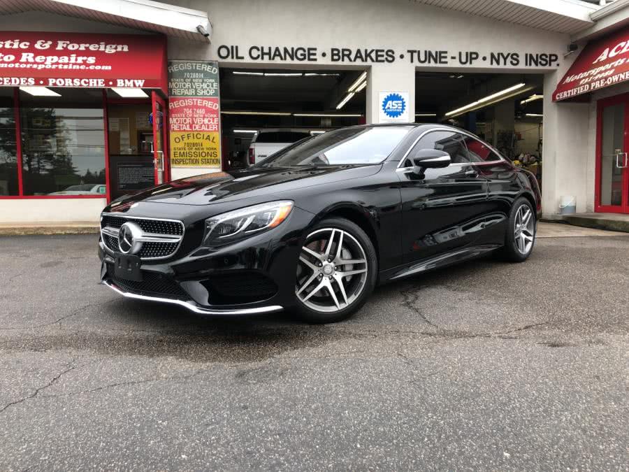 2015 Mercedes-Benz S-Class 2dr Cpe S550 4MATIC, available for sale in Plainview , New York | Ace Motor Sports Inc. Plainview , New York