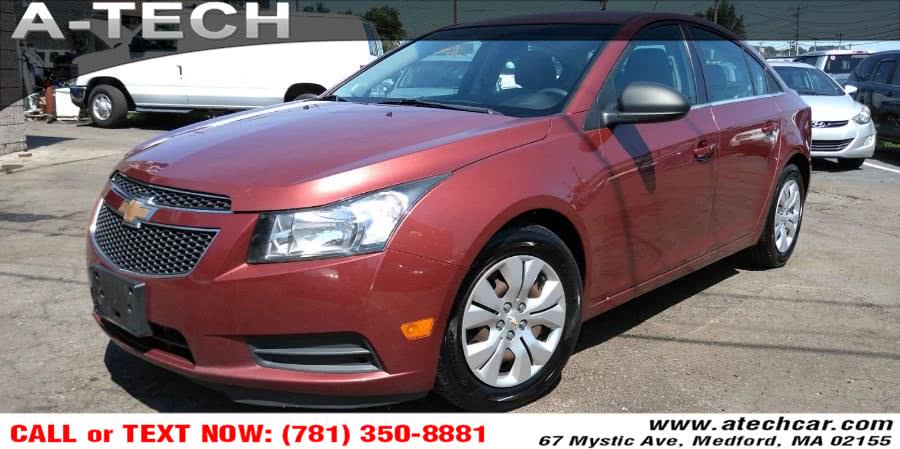 2012 Chevrolet Cruze 4dr Sdn LS, available for sale in Medford, Massachusetts | A-Tech. Medford, Massachusetts