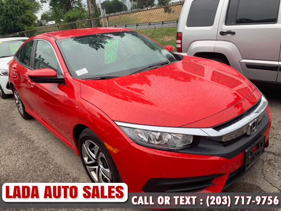 2016 Honda Civic Sedan 4dr CVT LX, available for sale in Bridgeport, Connecticut | Lada Auto Sales. Bridgeport, Connecticut