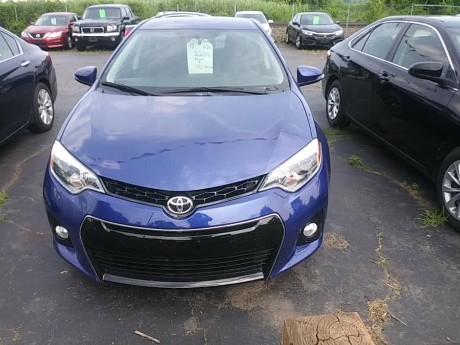 2015 Toyota Corolla 4dr Sdn CVT S (Natl), available for sale in Hamden, Connecticut | 5M Motor Corp. Hamden, Connecticut