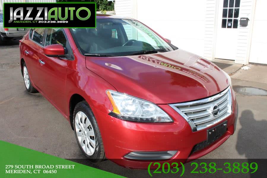 2015 Nissan Sentra 4dr Sdn I4 CVT SV, available for sale in Meriden, Connecticut | Jazzi Auto Sales LLC. Meriden, Connecticut