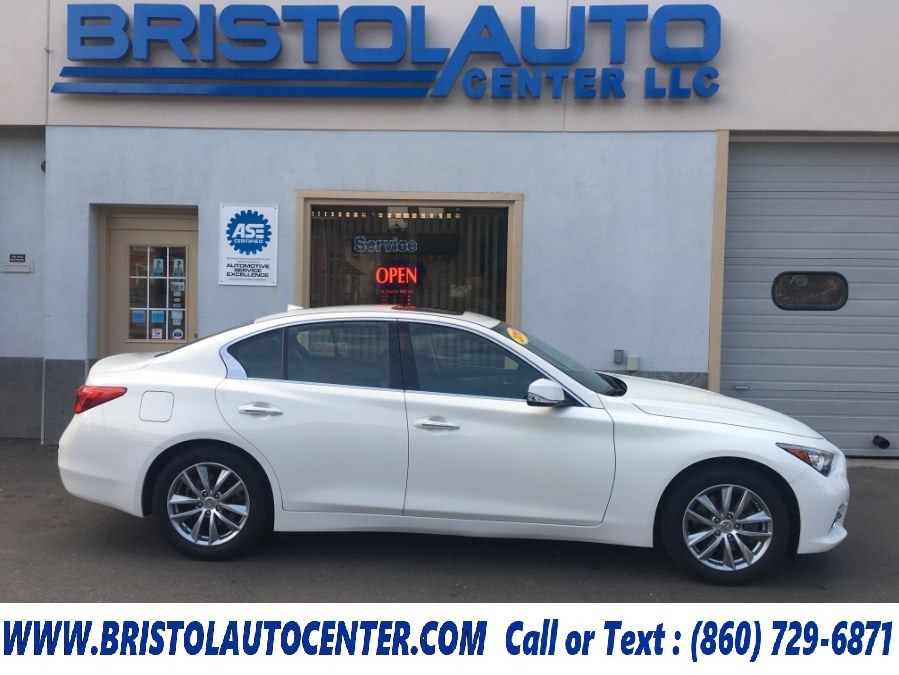 2015 INFINITI Q50 4dr Sdn Sport AWD, available for sale in Bristol, Connecticut | Bristol Auto Center LLC. Bristol, Connecticut