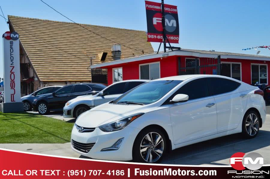 2014 Hyundai Elantra 4dr Sdn Auto Limited (Alabama Plant), available for sale in Moreno Valley, California | Fusion Motors Inc. Moreno Valley, California