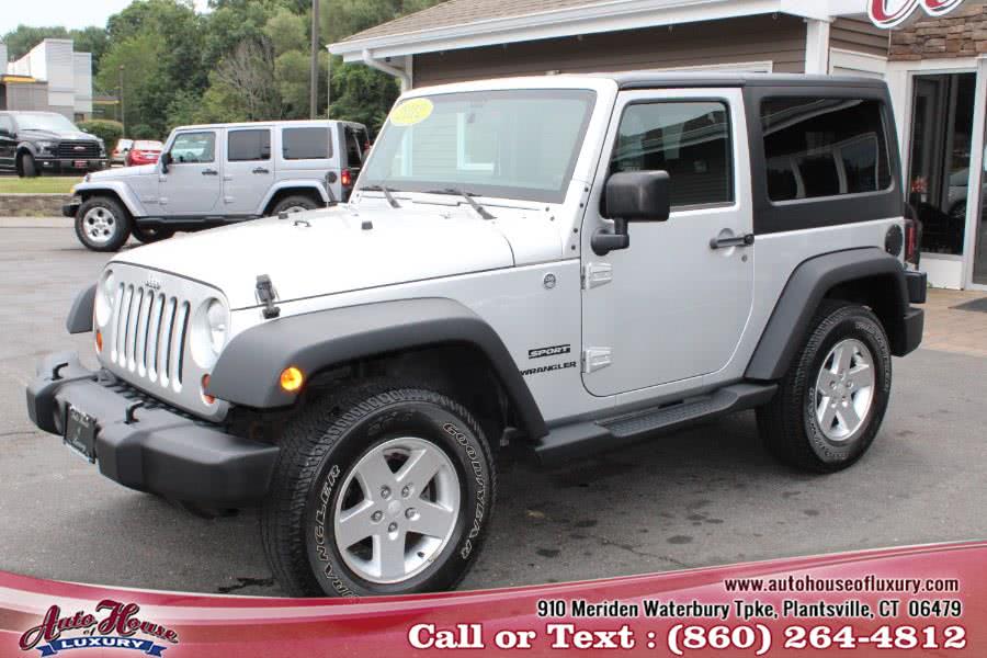2012 Jeep Wrangler 4WD 2dr Sport, available for sale in Plantsville, Connecticut | Auto House of Luxury. Plantsville, Connecticut