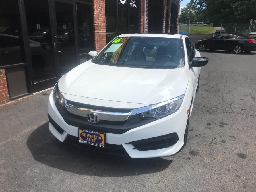 2016 Honda Civic Coupe 2dr CVT LX-P, available for sale in Middletown, Connecticut | Newfield Auto Sales. Middletown, Connecticut