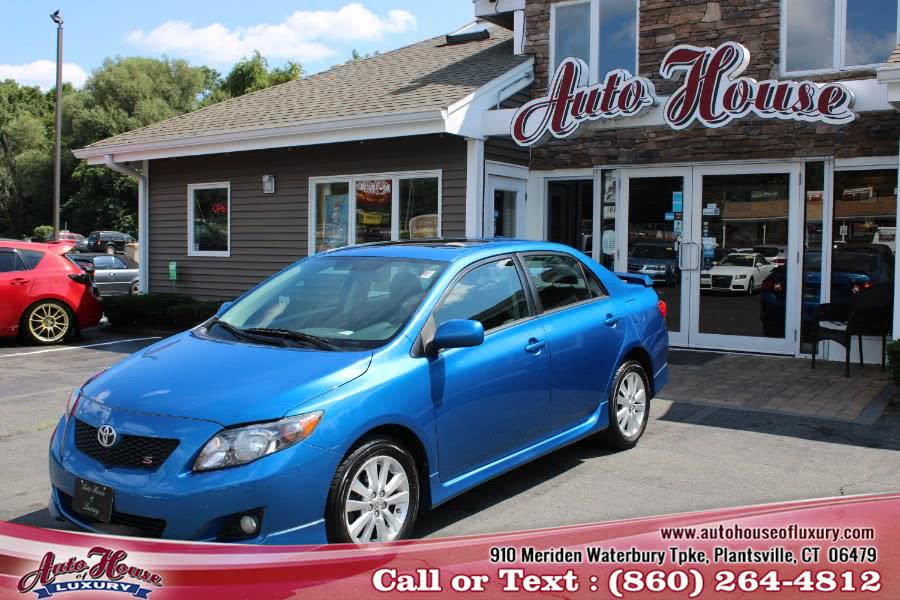 2010 Toyota Corolla 4dr Sdn Auto S (Natl), available for sale in Plantsville, Connecticut | Auto House of Luxury. Plantsville, Connecticut