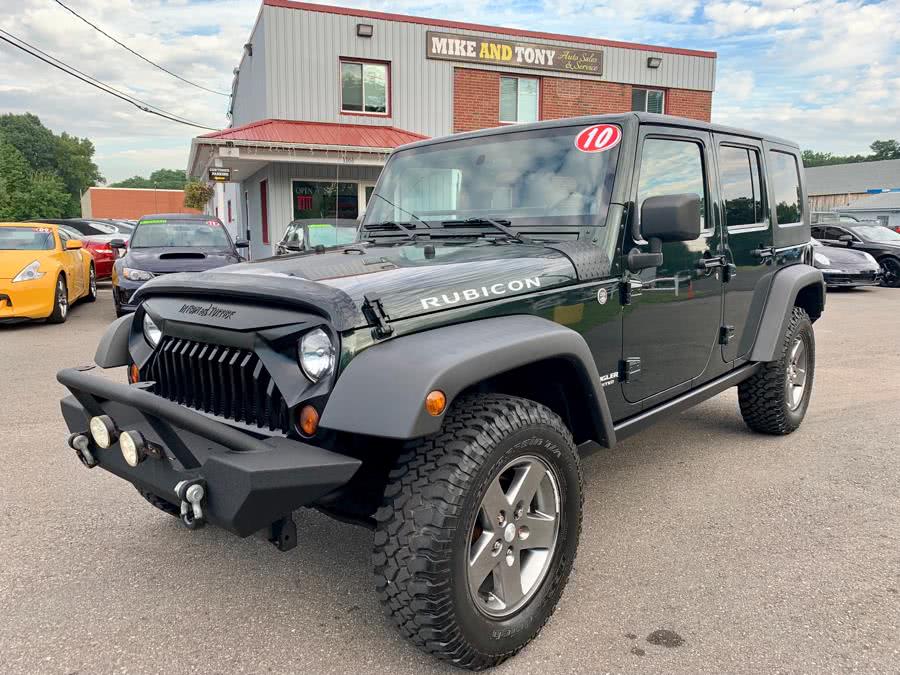2010 Jeep Wrangler Unlimited 4WD 4dr Rubicon, available for sale in South Windsor, Connecticut | Mike And Tony Auto Sales, Inc. South Windsor, Connecticut