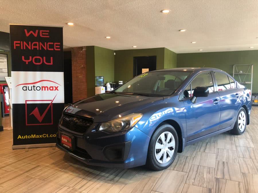 2013 Subaru Impreza Sedan 4dr Auto 2.0i, available for sale in West Hartford, Connecticut | AutoMax. West Hartford, Connecticut