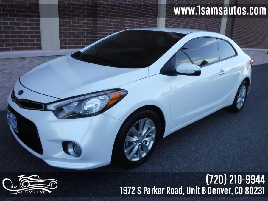 2015 Kia Forte Koup 2dr Cpe Man EX, available for sale in Denver, Colorado | Sam's Automotive. Denver, Colorado