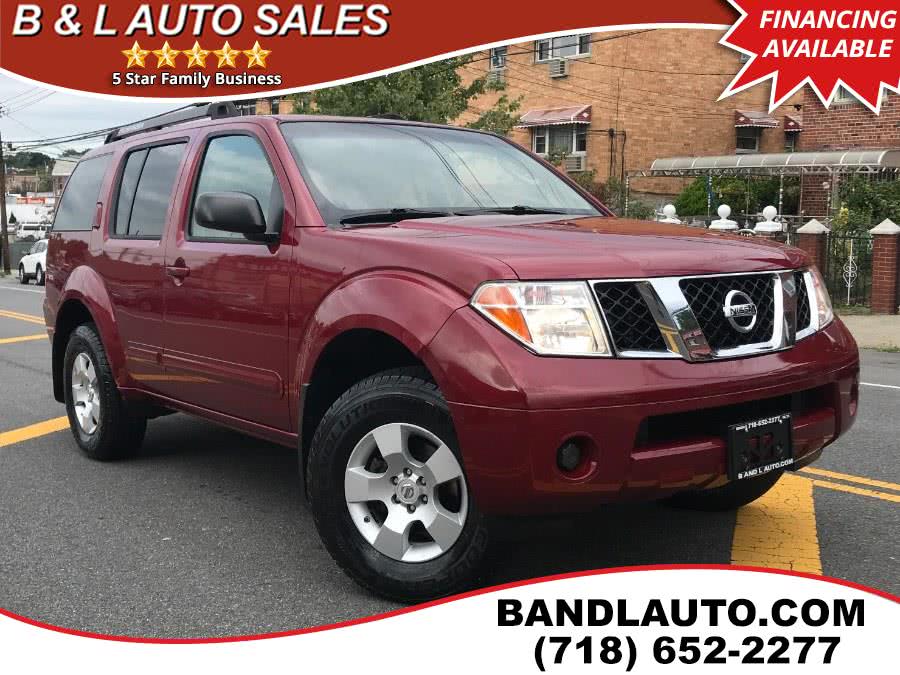 2007 Nissan Pathfinder 4WD 4dr S, available for sale in Bronx, New York | B & L Auto Sales LLC. Bronx, New York