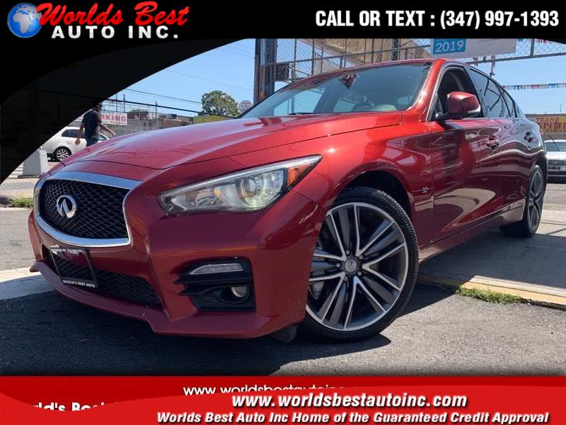 2015 INFINITI Q50 4dr Sdn Sport AWD, available for sale in Brooklyn, New York | Worlds Best Auto Inc. Brooklyn, New York