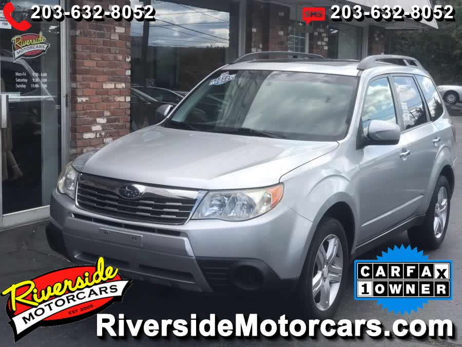 2009 Subaru Forester X w/Premium Pkg, available for sale in Naugatuck, Connecticut | Riverside Motorcars, LLC. Naugatuck, Connecticut
