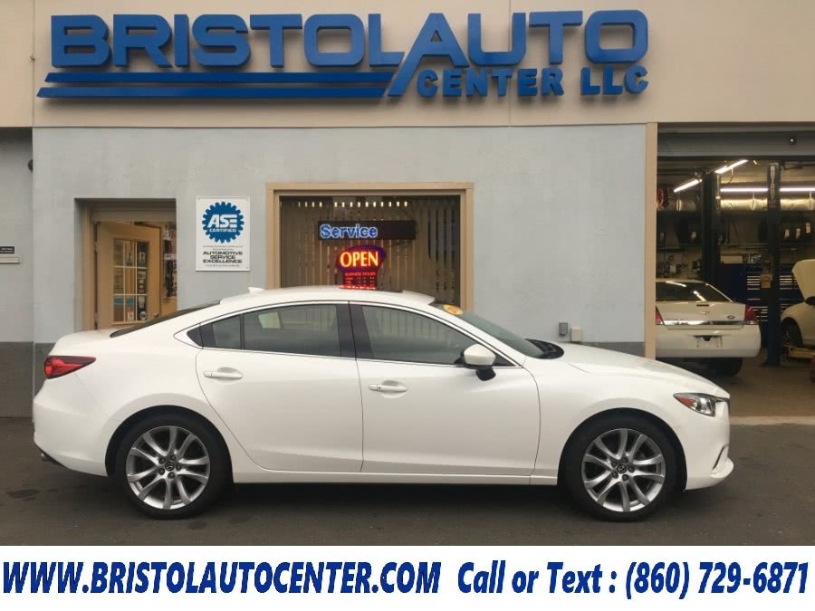2016 Mazda Mazda6 4dr Sdn Auto i Touring, available for sale in Bristol, Connecticut | Bristol Auto Center LLC. Bristol, Connecticut