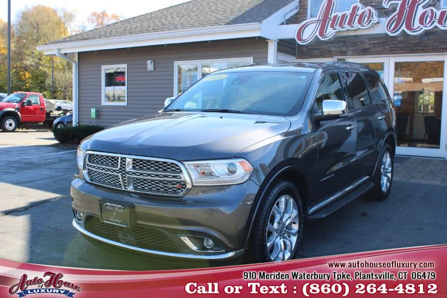 2016 Dodge Durango AWD 4dr Citadel Anodized Platinum, available for sale in Plantsville, Connecticut | Auto House of Luxury. Plantsville, Connecticut