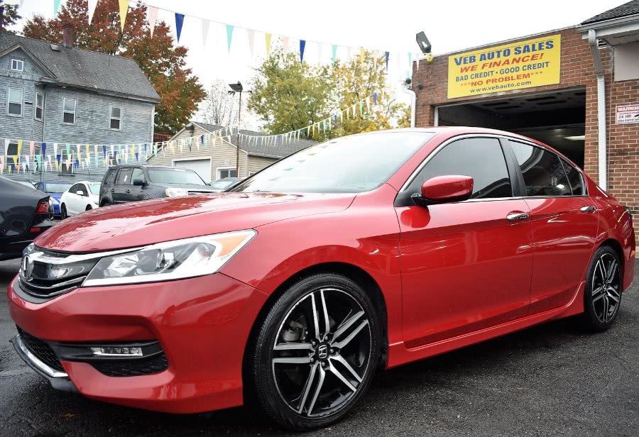 2017 Honda Accord Sedan Sport SE CVT, available for sale in Hartford, Connecticut | VEB Auto Sales. Hartford, Connecticut