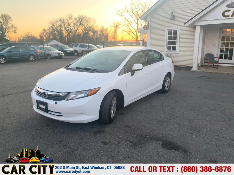 2012 Honda Civic Sdn 4dr Auto LX, available for sale in East Windsor, Connecticut | Car City LLC. East Windsor, Connecticut