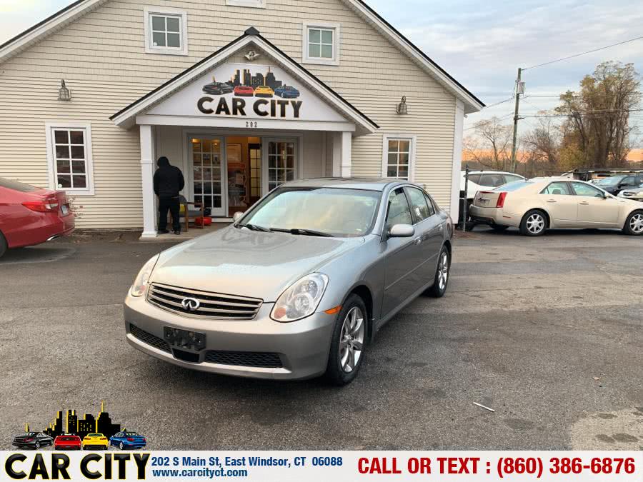 2006 Infiniti G35 Sedan G35x 4dr Sdn AWD Auto, available for sale in East Windsor, Connecticut | Car City LLC. East Windsor, Connecticut