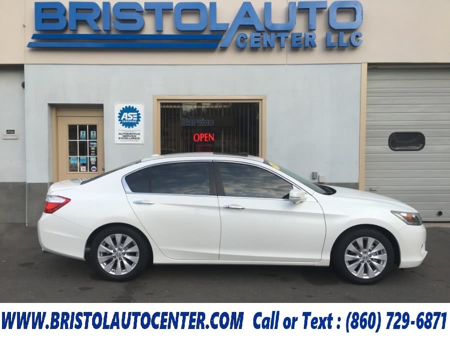 2013 Honda Accord Sdn 4dr I4 CVT EX-L, available for sale in Bristol, Connecticut | Bristol Auto Center LLC. Bristol, Connecticut