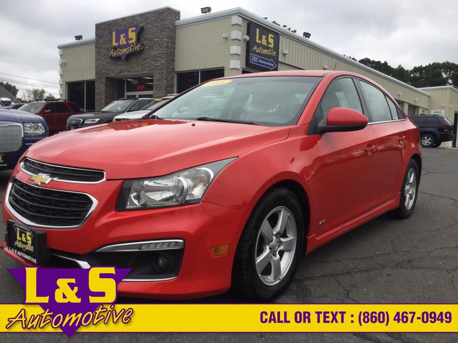 2015 Chevrolet Cruze 4dr Sdn Man 1LT, available for sale in Plantsville, Connecticut | L&S Automotive LLC. Plantsville, Connecticut