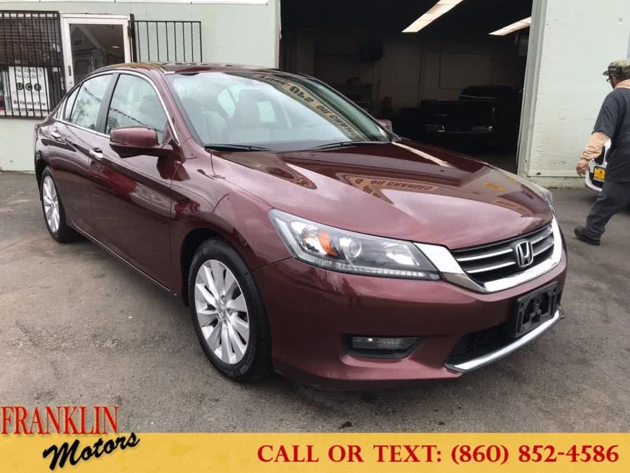 2014 Honda Accord Sedan 4dr I4 CVT EX-L, available for sale in Hartford, Connecticut | Franklin Motors Auto Sales LLC. Hartford, Connecticut