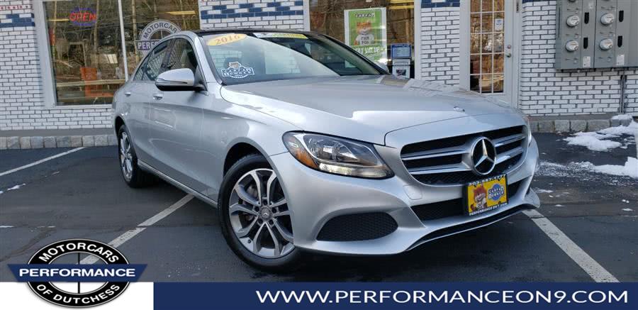 2016 Mercedes-Benz C-Class 4dr Sdn C 300 Luxury 4MATIC, available for sale in Wappingers Falls, New York | Performance Motor Cars. Wappingers Falls, New York