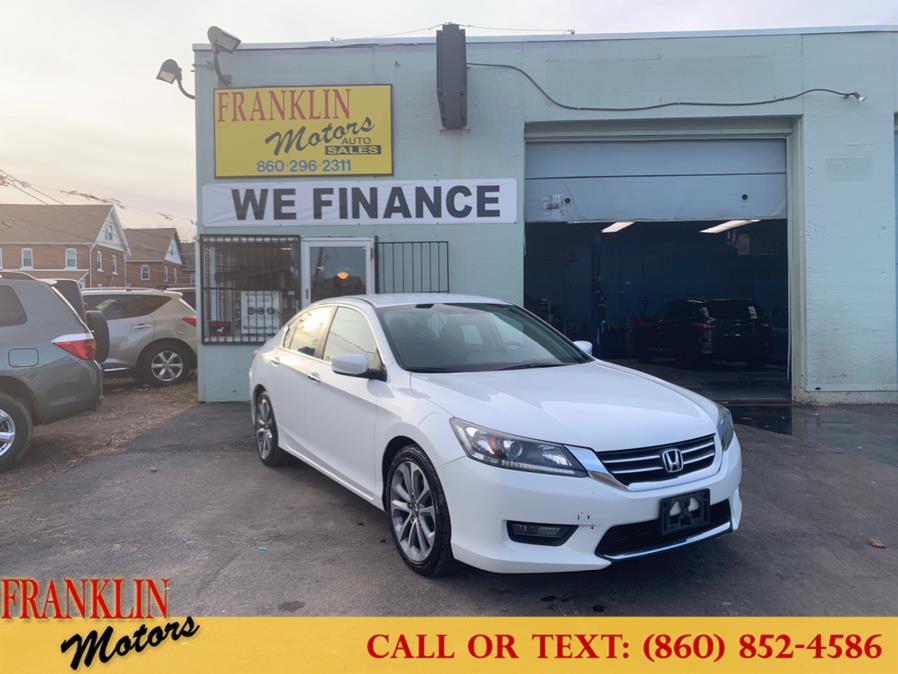 2014 Honda Accord Sedan 4dr I4 CVT Sport, available for sale in Hartford, Connecticut | Franklin Motors Auto Sales LLC. Hartford, Connecticut
