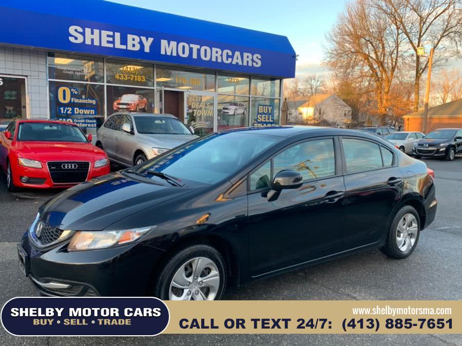 2013 Honda Civic Sdn 4dr Auto LX, available for sale in Springfield, Massachusetts | Shelby Motor Cars. Springfield, Massachusetts