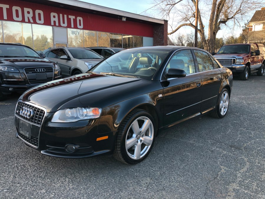 2008 Audi A4 S-Line 3.2 Quattro Manual Transmission, available for sale in East Windsor, Connecticut | Toro Auto. East Windsor, Connecticut