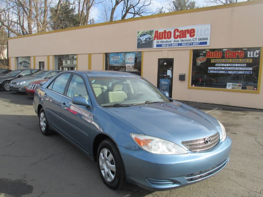 2004 Toyota Camry 4dr Sdn LE Auto (Natl), available for sale in Vernon, Connecticut | Auto Care Motors. Vernon, Connecticut