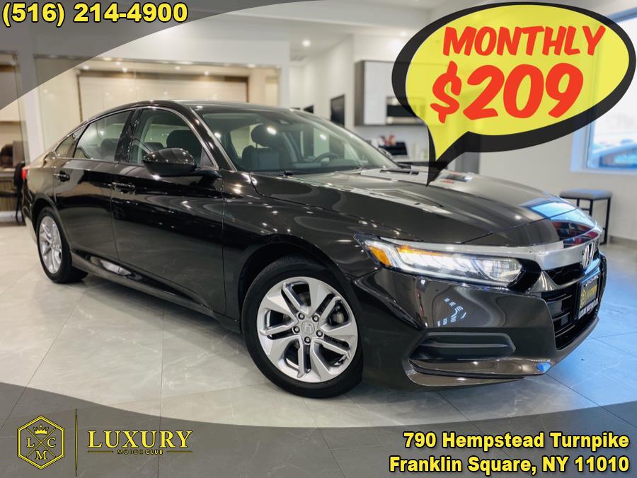 2018 Honda Accord Sedan LX 1.5T CVT, available for sale in Franklin Square, New York | Luxury Motor Club. Franklin Square, New York