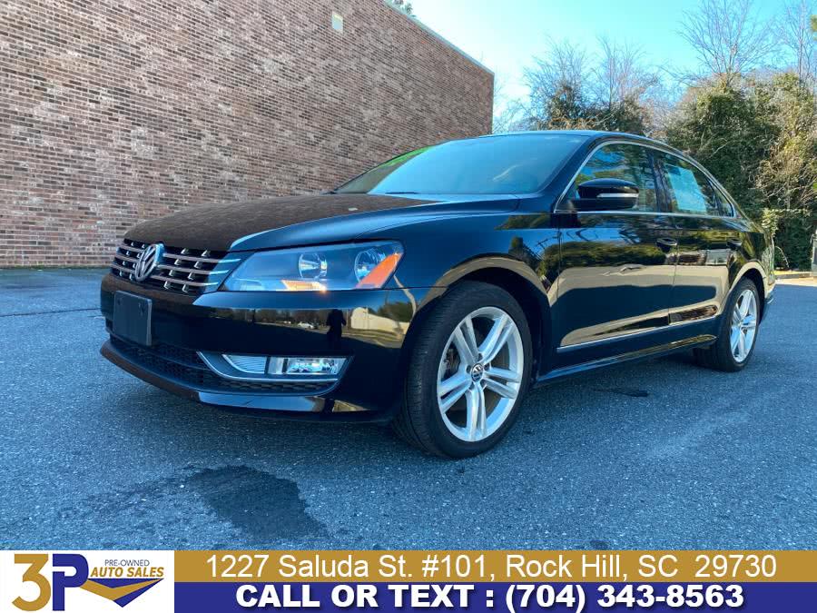 2013 Volkswagen Passat 4dr Sdn 2.0L DSG TDI SEL Premium, available for sale in Rock Hill, South Carolina | 3 Points Auto Sales. Rock Hill, South Carolina