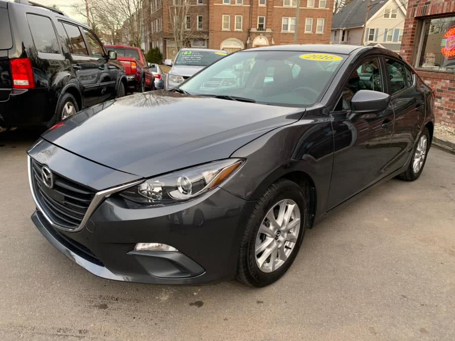 2016 Mazda Mazda3 4dr Sdn Auto i Sport, available for sale in New Britain, Connecticut | Central Auto Sales & Service. New Britain, Connecticut