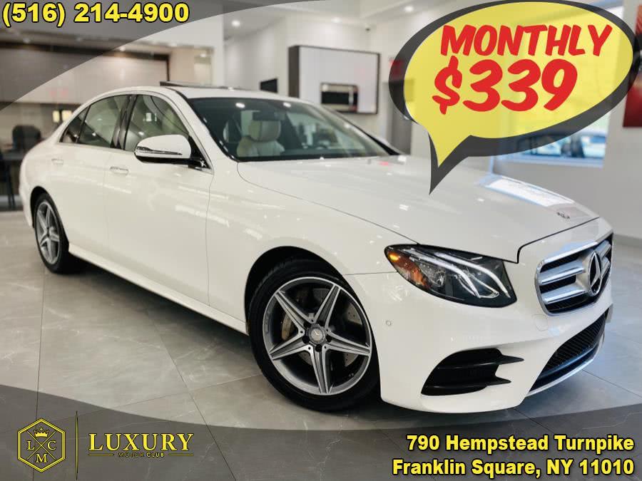 2017 Mercedes-Benz E-Class E300 Sport 4MATIC Sedan, available for sale in Franklin Square, New York | Luxury Motor Club. Franklin Square, New York