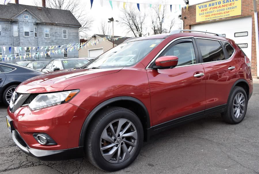 2016 Nissan Rogue AWD 4dr SL, available for sale in Hartford, Connecticut | VEB Auto Sales. Hartford, Connecticut