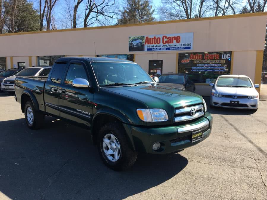 2003 Toyota Tundra AccessCab V8 SR5 4WD (Natl), available for sale in Vernon, Connecticut | Auto Care Motors. Vernon, Connecticut