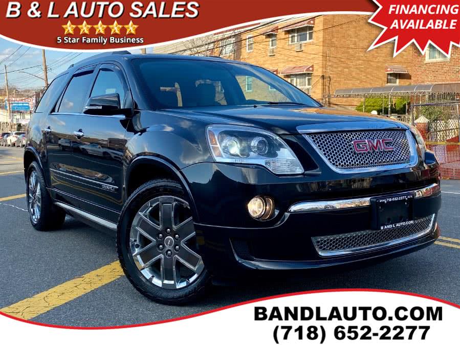 2012 GMC Acadia AWD 4dr Denali, available for sale in Bronx, New York | B & L Auto Sales LLC. Bronx, New York